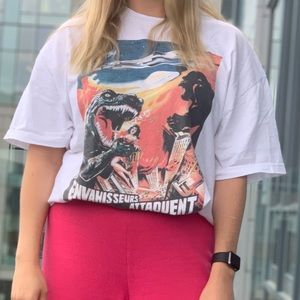 Brandy melville godzilla graphic t